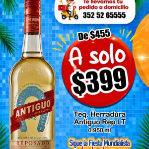 TEQUILA HERRADURA ANTIGUO RESPOSADO 950ml.