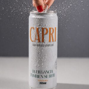 CAPRI AGUA MINERAL LATA 355 ML